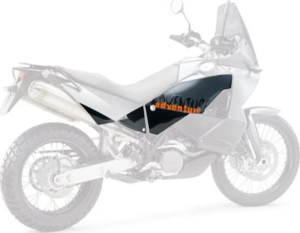 Fuel tank protection sticker kit