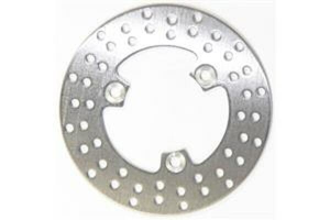 Round D-series Fixed Offroad Brake Rotor Gold, Polished Steel, Silver, Stainless Steel, Zinc, 1, nordicamoto.ro