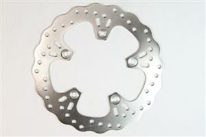 Contour Fixed Brake Rotor Silver, Stainless Steel