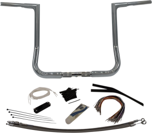 1-1/4(r) Ez Install Flat Top Handlebar Kit Silver