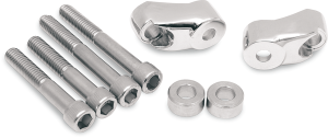 Short Turn Signal Mounts For 39mm/49mm Forks Chrome