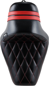 Stubs Spoiler Seat Black, Red, 4, nordicamoto.ro