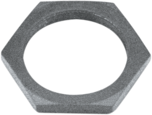Transmission Mainshaft Lock Nut Silver, 1, nordicamoto.ro