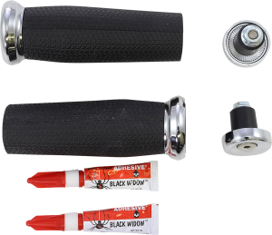 Thresher Handlebar Grips Black, 1, nordicamoto.ro