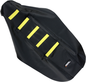 MOOSE RACING Seat Cover Ribbed Suz Yel Black 