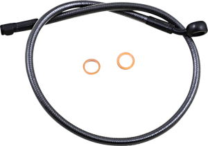 Alternate Length Upper Brake Line Black, Black Pearl, 1, nordicamoto.ro