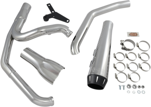2-into-1 Road Rage Exhaust System Black, 1, nordicamoto.ro