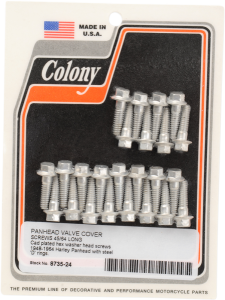 Valve Cover Screw Kit Silver, 1, nordicamoto.ro