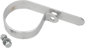 Extended Muffler P-clamp Chrome