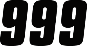 Number Stickers Black, 2, nordicamoto.ro