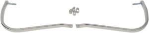 MOOSE RACING Replacement Handguard Bar And Taperlock Set Silver 