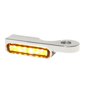 Led Handlebar Turn Signals Natural, Chrome, 1, nordicamoto.ro