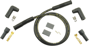 Universal 8.8 Mm Plug Wire Kit Black