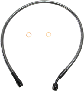 Alternate Length Designer Series Abs-specific Front Brake Line Kit Black, Black Pearl, 2, nordicamoto.ro