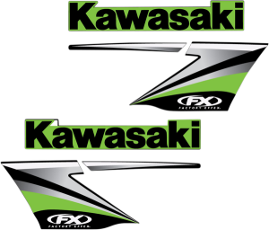 Replacement Oem Tank/shroud Graphics Black, Green, 1, nordicamoto.ro