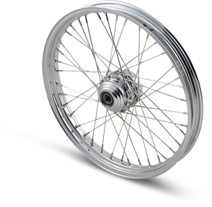 Front Wheel 21x2.15 Single-disc 40-spoke Chrome Silver, 1, nordicamoto.ro