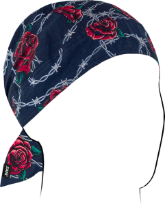 Flydanna® Cotton Headwrap Blue, 1, nordicamoto.ro