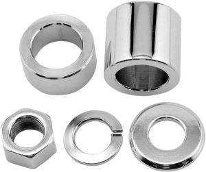 Axle Spacer/nut Kit Silver, 1, nordicamoto.ro