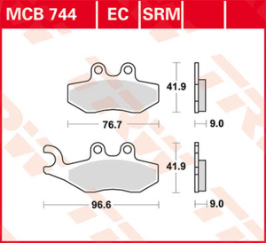 Ec Series Ceramic Brake Pads