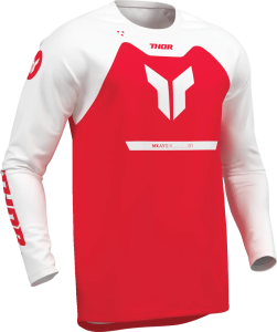 Youth Ridemode Menace Jersey White, Red 