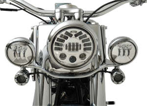 4.5(r) Led Fog Lights Chrome, 2, nordicamoto.ro
