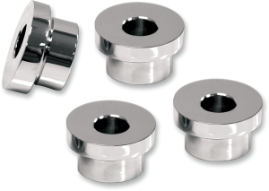 Angled Handlebar Riser Bushing Kit Silver, 2, nordicamoto.ro