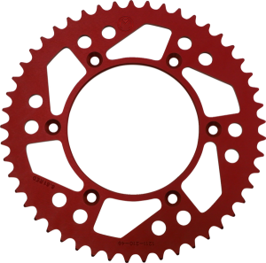 MOOSE RACING Rear Aluminum Sprocket Red, 4, nordicamoto.ro