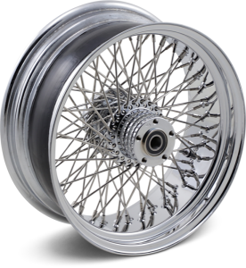 Rear Wheel 17x6 80-spoke Chrome Silver