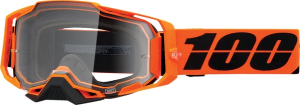 Ochelari 100% Armega CW2 Orange/Clear ONE SIZE, 1, nordicamoto.ro