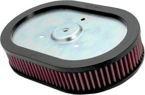 High Flow Air Filter Black, Red