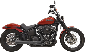 Road Rage 2:1 Softail Exhaust Black