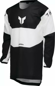 Tricou Enduro Copii Thor Launchmode Storm Black/White