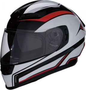 Helmet Jackal Rd/bk/wh Sm Gray, Red, White S, 1, nordicamoto.ro