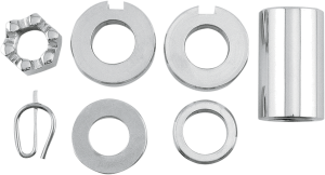 Axle Spacer/nut Kit Silver