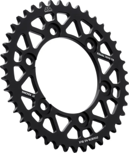 Pinion spate din aluminiu Racelite, negru , nordicamoto.ro