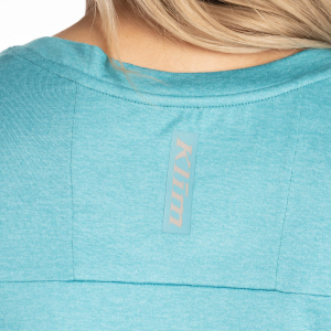 Bluză damă Klim Ostara cu mânecă lungă Tahitian Teal, 21, nordicamoto.ro