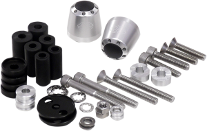 Bar End Weights Anodized, Silver