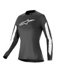 Alpinestars Stella A-dura Dri Astar Long Sleeve Jersey White, Black 