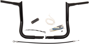 1-1/4(r) Ez Install Pointed Top Handlebar Kit Black, 5, nordicamoto.ro