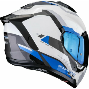 Casca integrala SCORPION EXO-1500 AIR ARENA S Alb/Albastru, 4, nordicamoto.ro