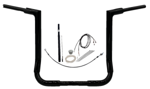 1-1/2(r) Ez Install Flat Top Handlebar Kit Black, 1, nordicamoto.ro