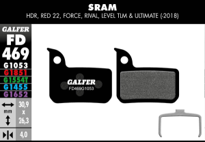 G1053 Standard Brake Pads
