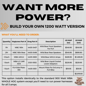 Whole Hog 900 Watt Six Speaker Kit, 1, nordicamoto.ro