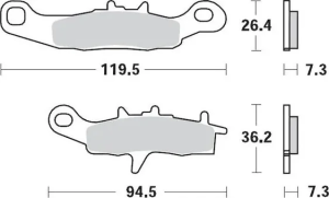 Racing Brake Pads Offroad