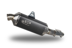 Dakar Exhaust System Matte Black, 1, nordicamoto.ro