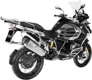 Lv-12 Titanium Full-system Exhaust Black, Silver, 4, nordicamoto.ro
