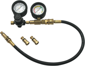 Dual Gauge Leakdown Tester Black