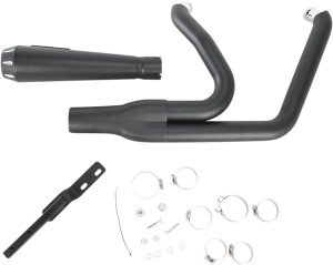 Road Rage 2:1 Exhaust System Black, 4, nordicamoto.ro