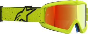 Ochelari Copii Alpinestars Vision Vesta Galben Fluo/Negru/Lentila Colorata, 3, nordicamoto.ro