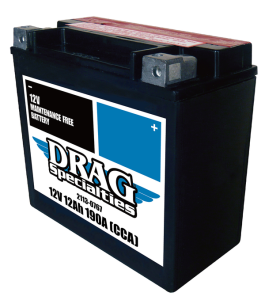 Battery Drag Specialties Ytx14l-ft Black, 3, nordicamoto.ro